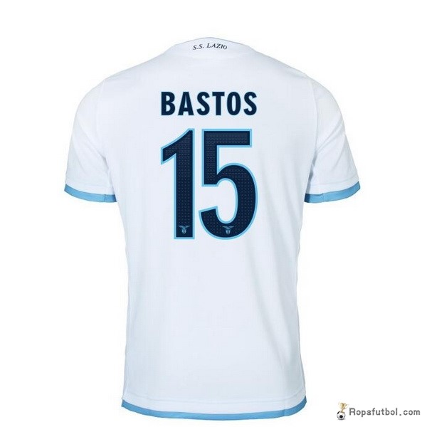 Camiseta Lazio Replica Tercera Ropa Bastos 2016/17 Blanco